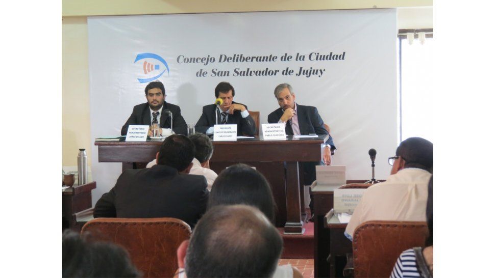 Sesión en el Concejo Deliberante