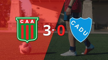 Agropecuario Argentino golea 3-0 a Def. Unidos