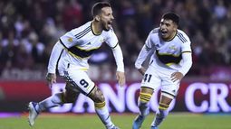 Boca venció a Lanús con gol de Benedetto y es el único puntero