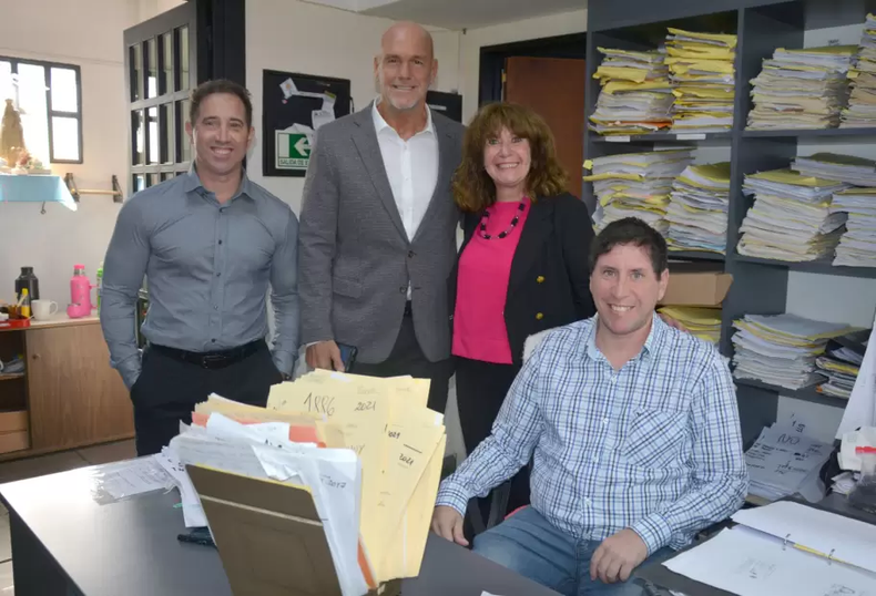 El Dr. Meyer resaltó la labor del personal del Tribunal Electoral