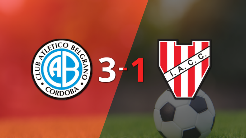 Instituto fue derrotado por Belgrano con un marcador de 3-1