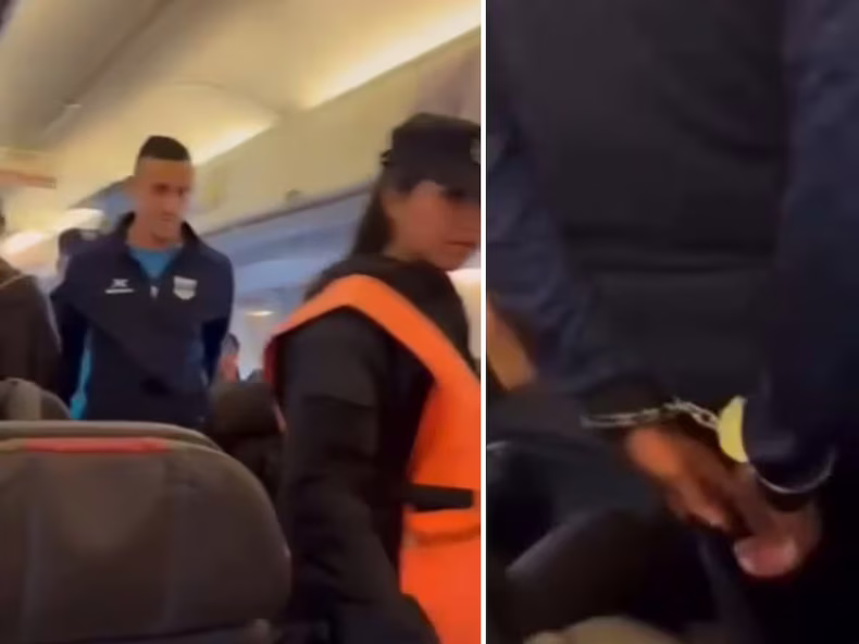 Emiliano Endrizzi cuando fue detenido. Emiliano Endrizzi cuando fue detenido.