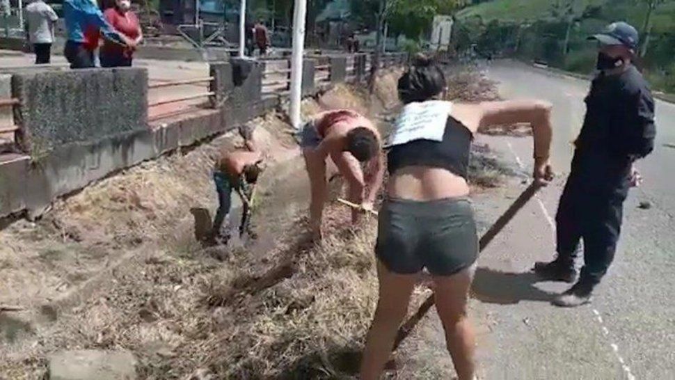Venezuela: castigan con trabajos forzados a quienes no usan mascarillas