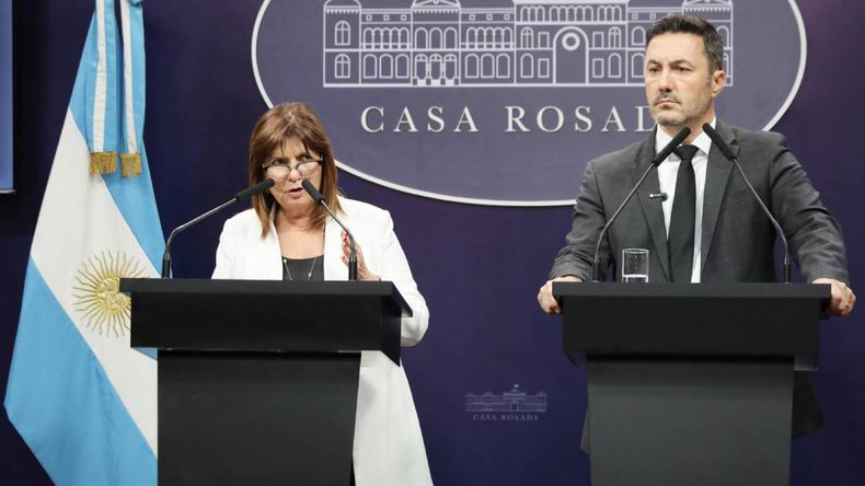 Patricia Bullrich y Luis Petri anunciaron nuevos proyectos de seguridad