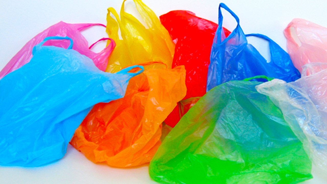 Cambio de bolsas de plástico en San Salvador de Jujuy.