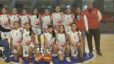 La selección jujeña en el Argentino U13 de básquet femenino