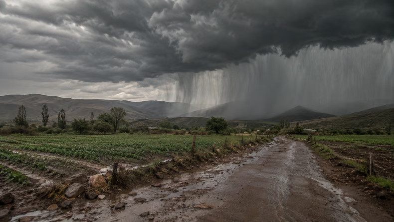 Fenómeno de El Niño (imagen creada con IA).