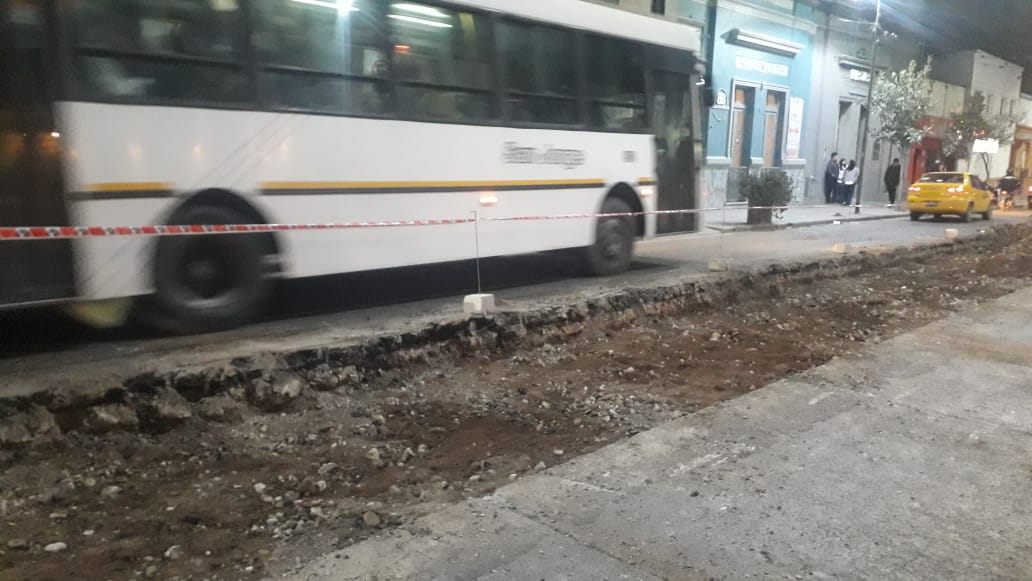 Obras de repavimentación en Patricias Argentinas.