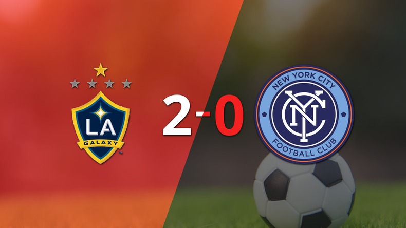 LA Galaxy marcó dos veces en la victoria ante New York City FC en el estadio Dignity Health Sports Park