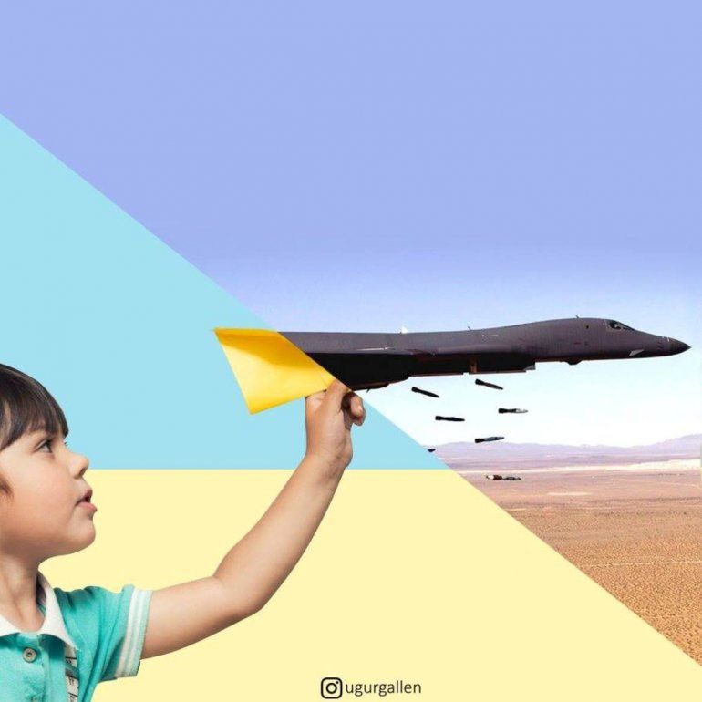 Mundos Paralelos del artista turco Urgur Gallen