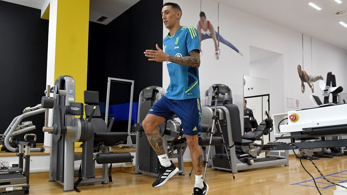 Di María llegó a Turín para sumarse al plantel de la Juventus.
