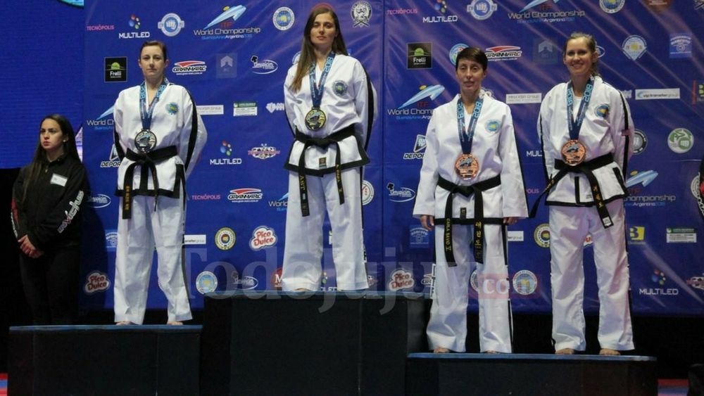 Mundial de Taekwon-Do: tres podios para Jujuy en la categoría seniors