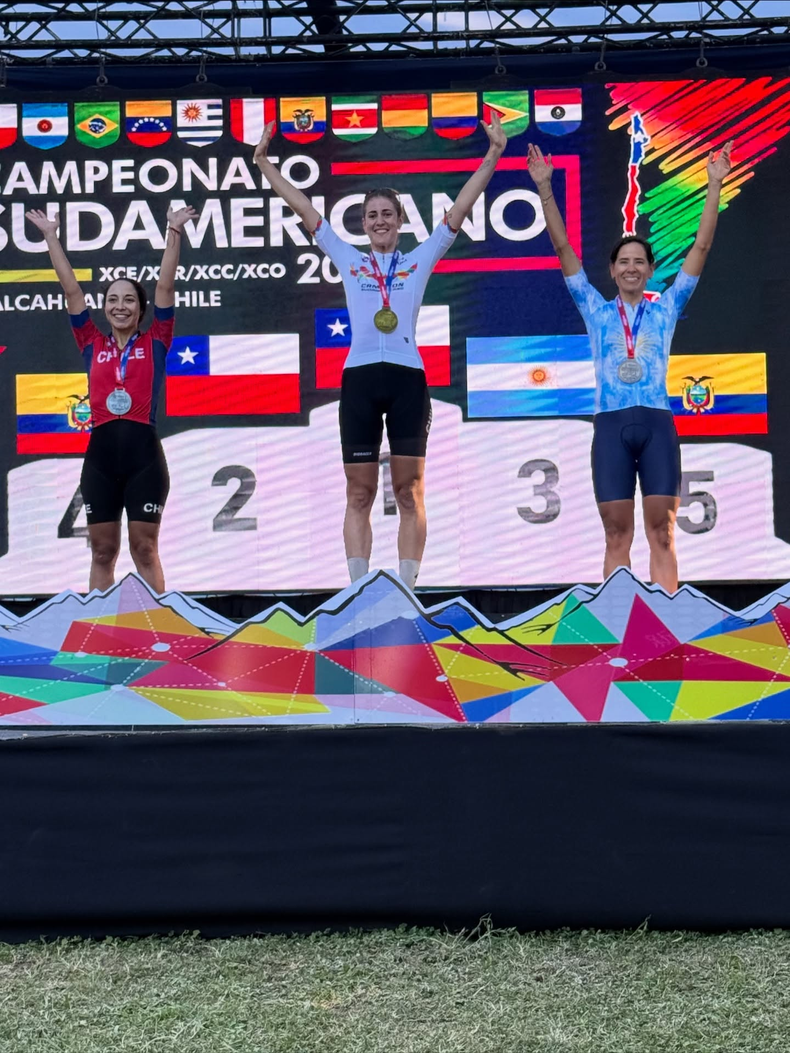 Agustina Apaza, la biker jujeña no para de conseguir logros, esta vez fue el oro en Short Track y bronce en Cross Country Olímpico. Agustina Apaza, la biker jujeña no para de conseguir logros, esta vez fue el oro en Short Track y bronce en Cross Country Olímpico.