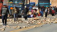 Bloqueos en Bolivia.
