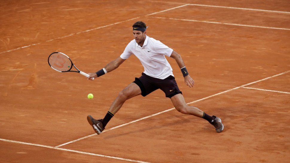Del Potro se metió en los cuartos de final y jugará contra Djokovic