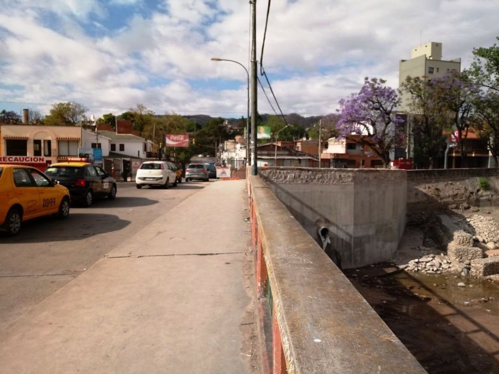 Obras en puente Argañaráz