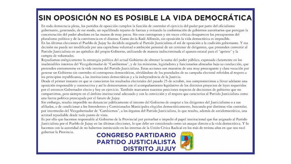Solicitada