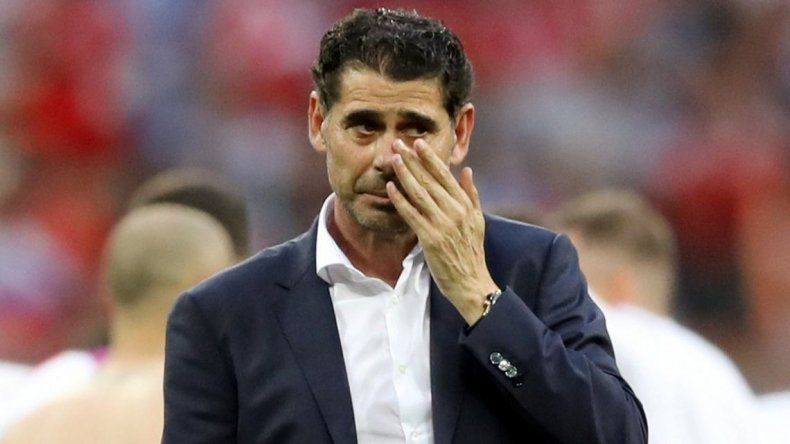 Fernando Hierro renunció como DT de España