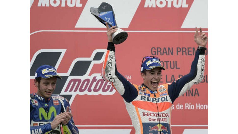 Marc Márquez se lució en Argentina