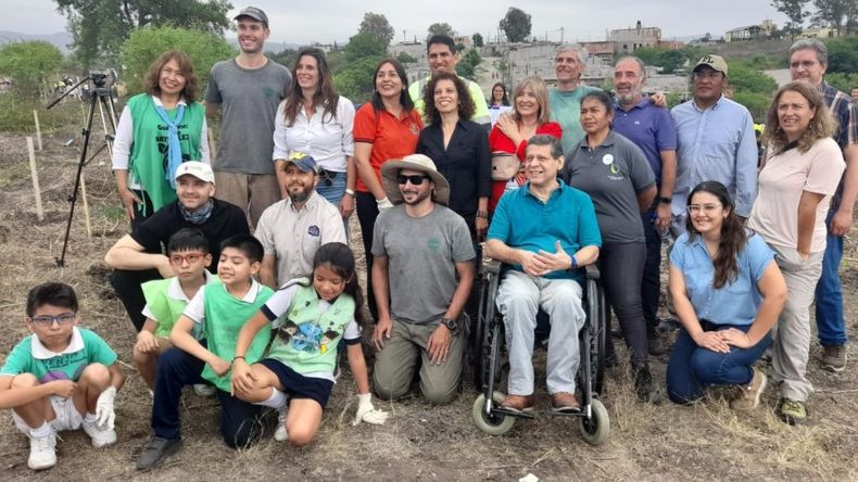 Alto Comedero: comenzó la reforestación en el Arroyo Las Martas