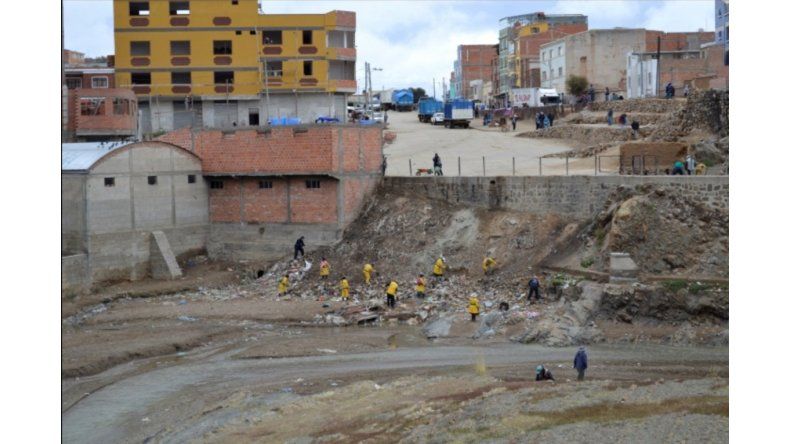 Limpieza del río
