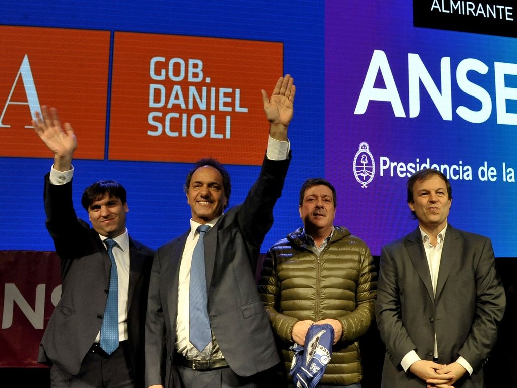 Scioli y Bossio juntos