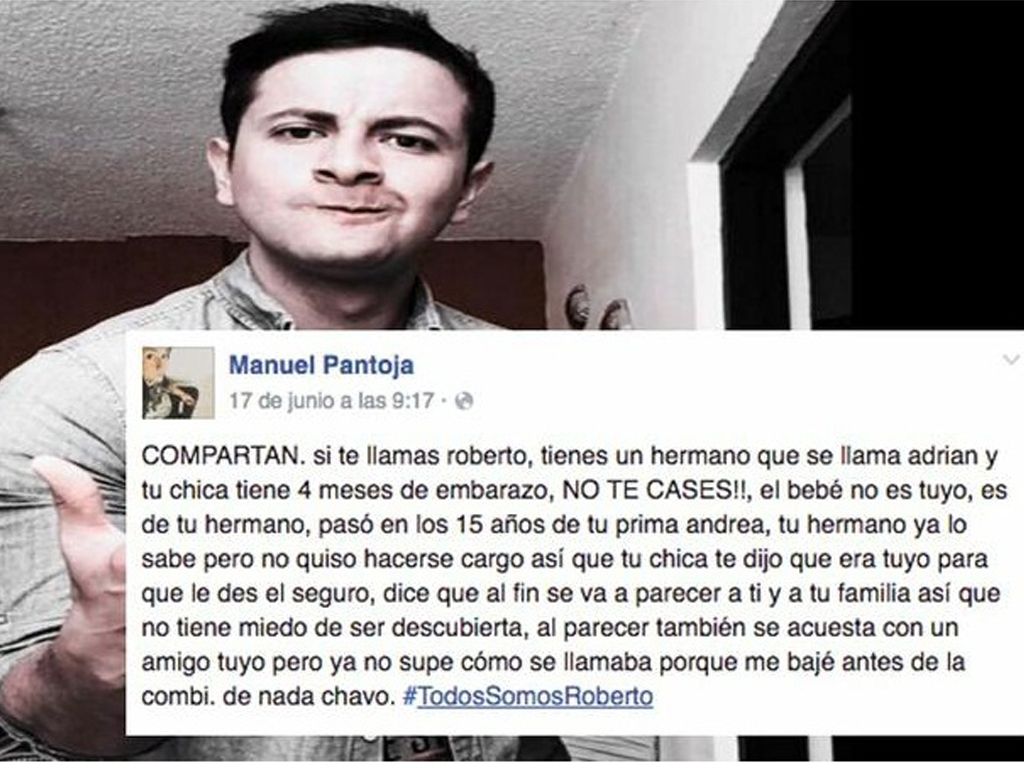 Manuel Pantoja y su mensaje