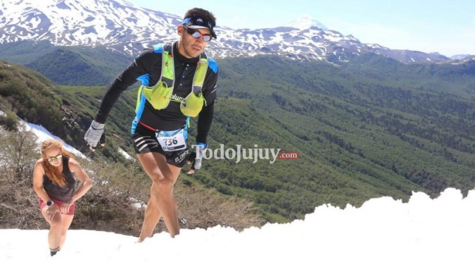 Docente y maratonista: cruzó Los Andes en una carrera de más de 100km entre nieve y frío