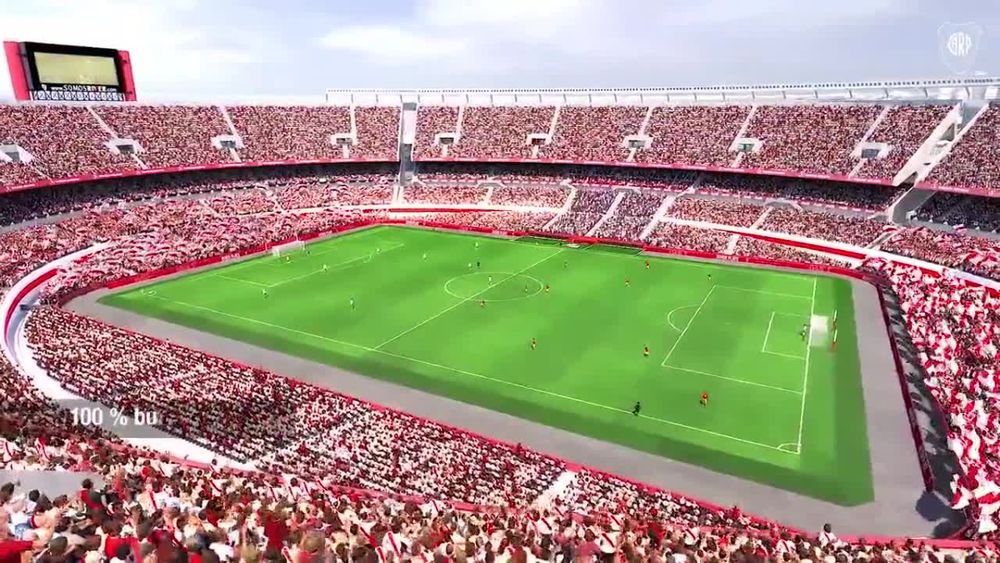 El sector multipropósito incluirá una nueva cancha de vóley, adaptable para formar tres canchas de entrenamiento.