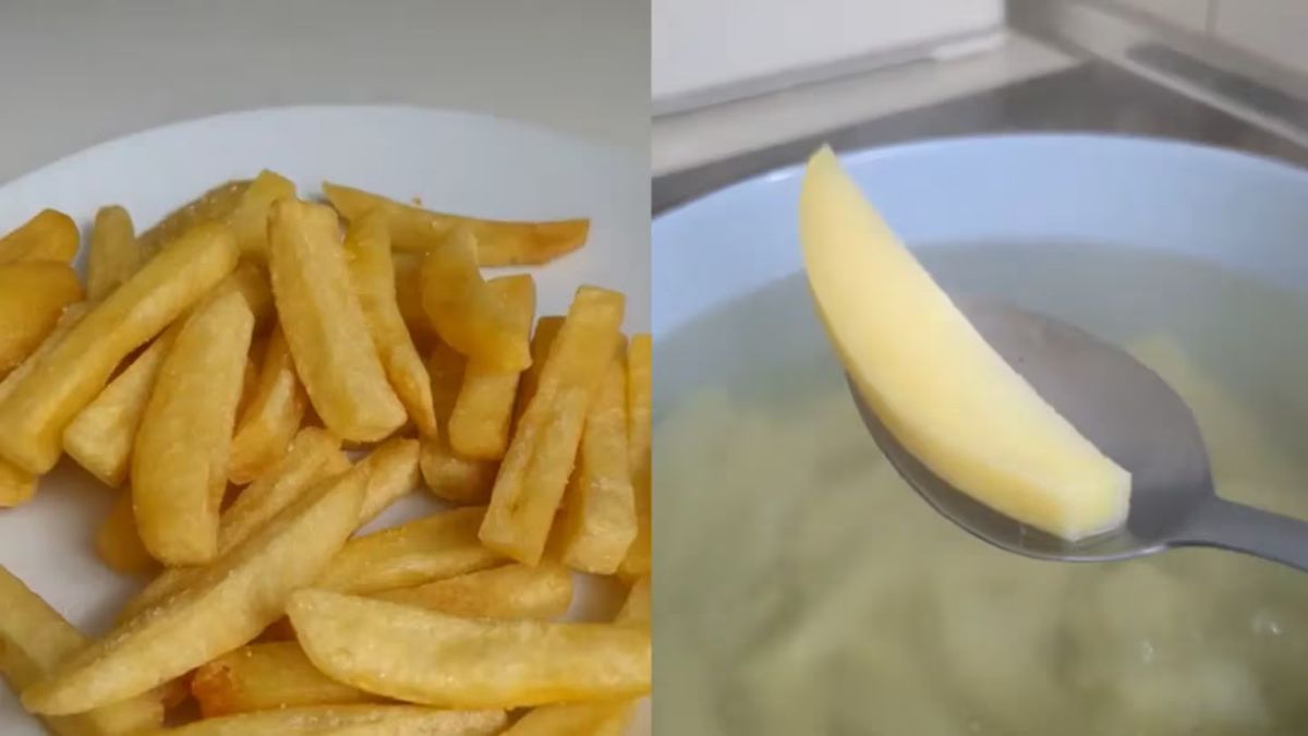 Un influencer compartió un truco para que las papas fritas salgan más crocantes.&nbsp;