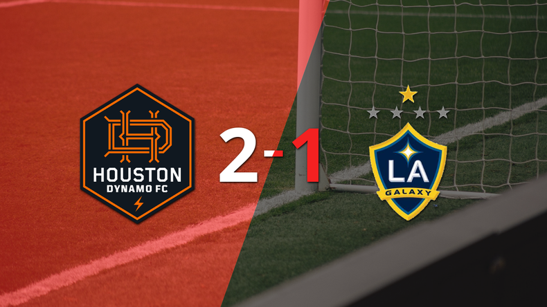 Houston logró una victoria con gol agónico por 2 a 1 frente a LA Galaxy