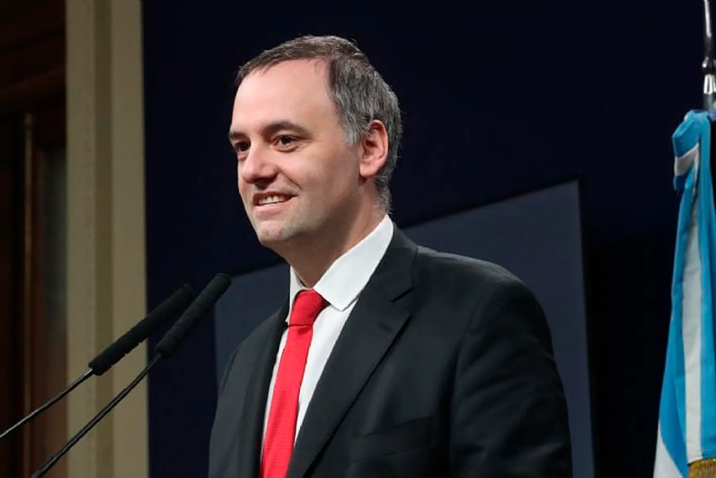 Manuel Adorni, vocero presidencial. Manuel Adorni, vocero presidencial.