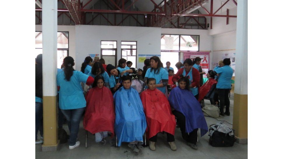 Sesion de belleza en el Snopek