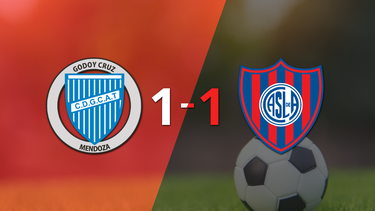 Empate a uno entre Godoy Cruz y San Lorenzo