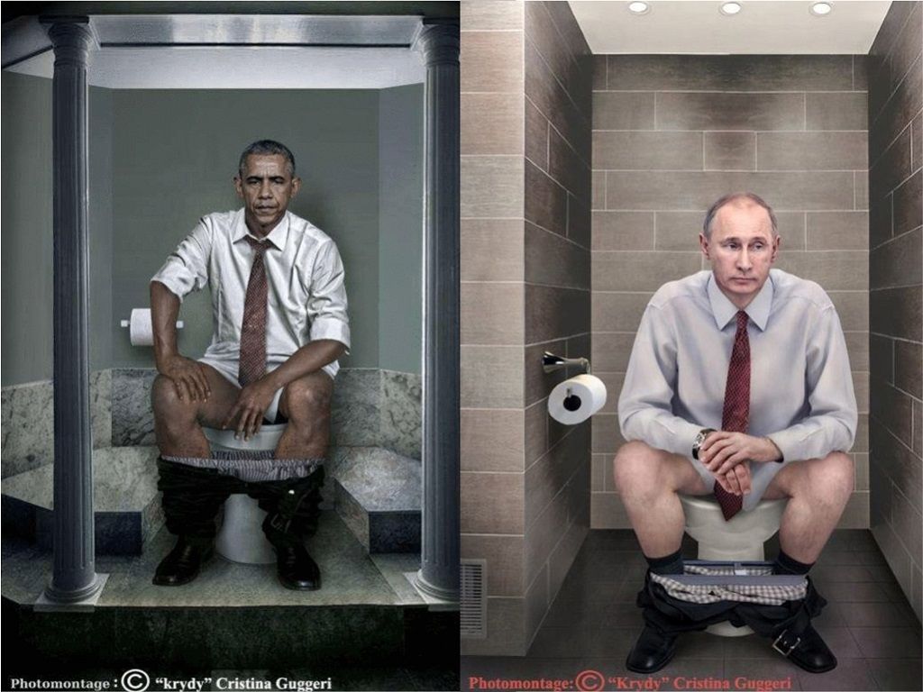 Obama y Putin.