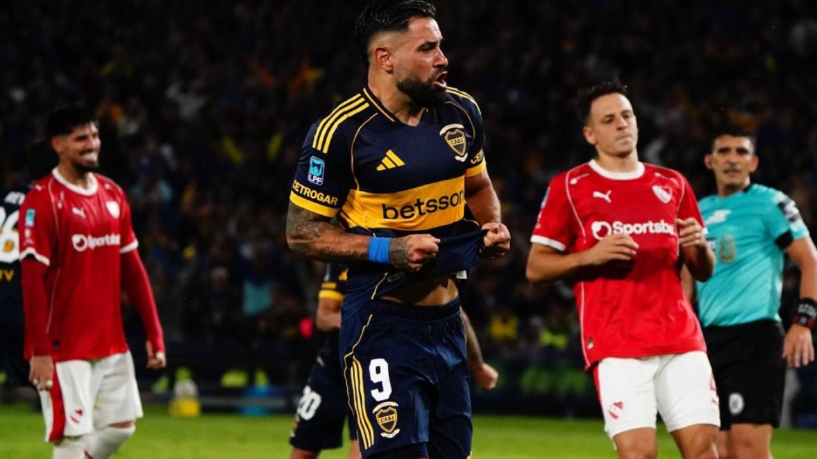 Boca empató con Independiente en la Bombonera tras un penal polémico