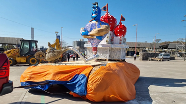 Las primeras carrozas de la FNE 2024 en la Ciudad Cultural.