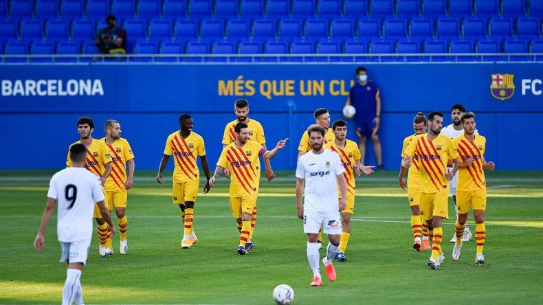 Barcelona ganó su primer amistoso ante Nástic