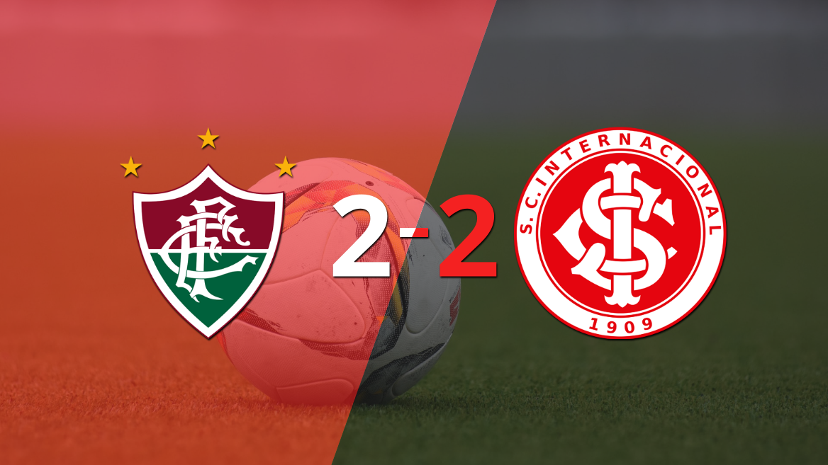 internacional empato ante fluminense en el partido de ida
