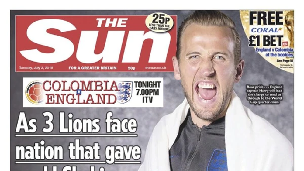 Escandalosa tapa de un diario inglés generó indignación en Colombia antes del partido