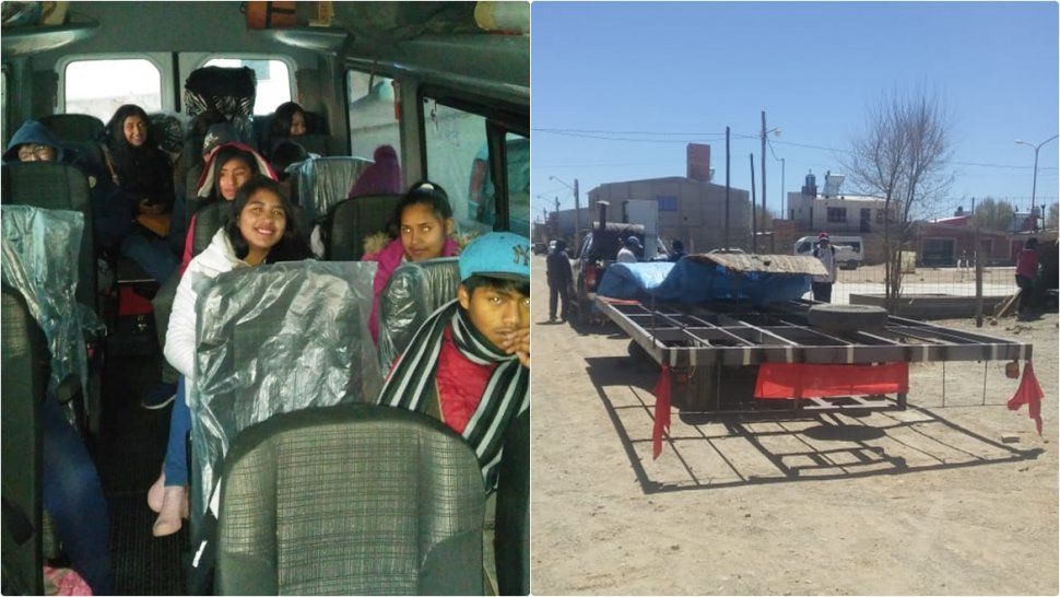 los chicos de abra pampa ya viajan a la ciudad cultural con su carruaje