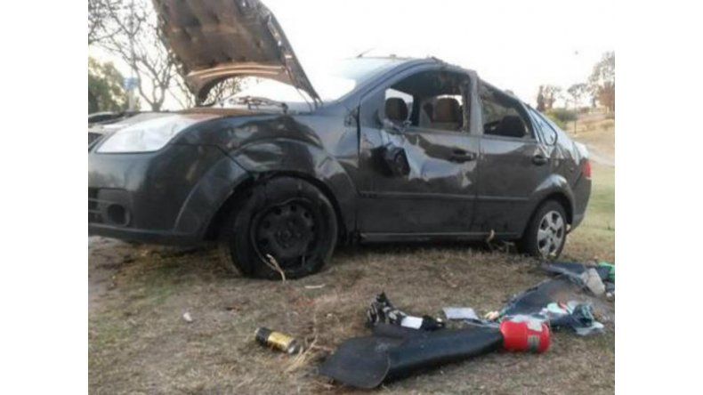 El Ford Fiesta chocado