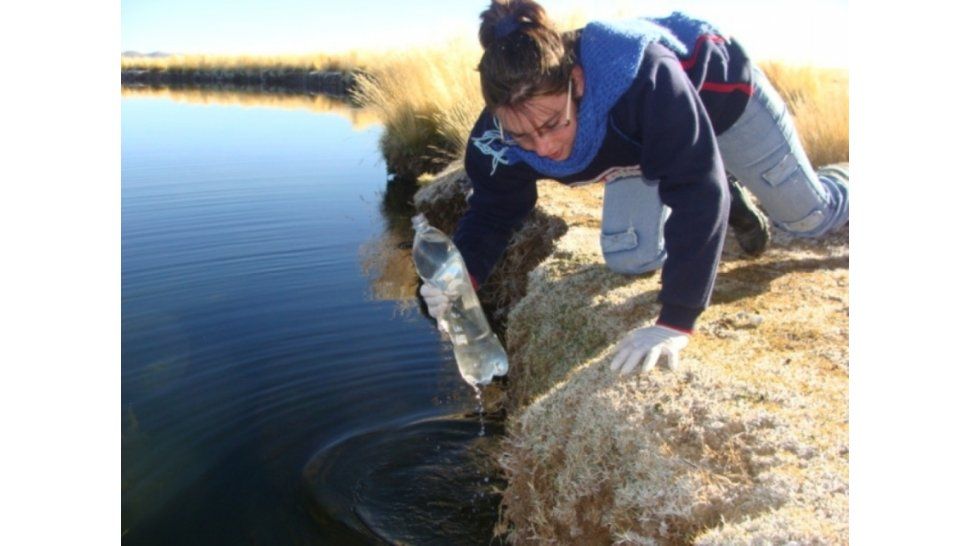 Muestreo el la Laguna de