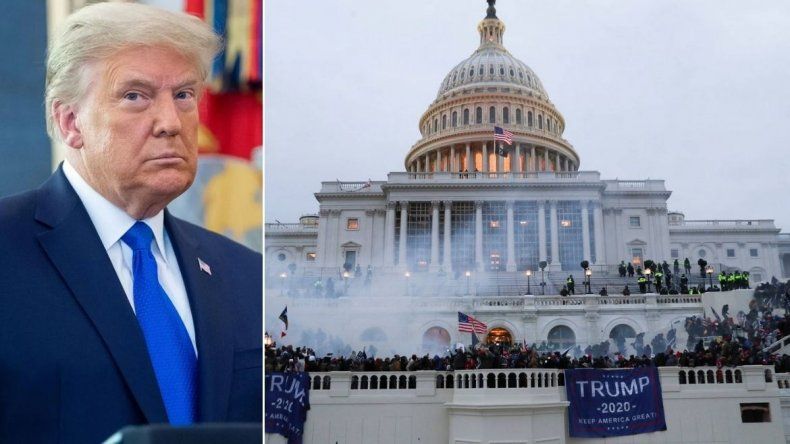 Absolvieron a Donald Trump por el asalto al Capitolio