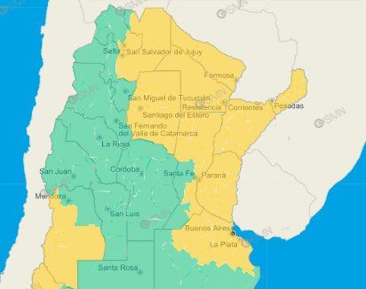 Anuncian tormentas para todo el fin de semana y rige un alerta para el domingo