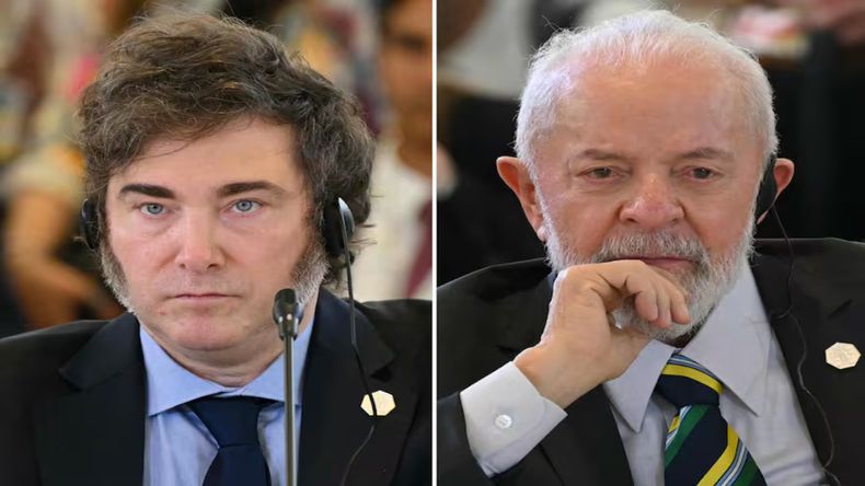 Tensión entre Brasil y Argentina con Lula Da Silva y Milei