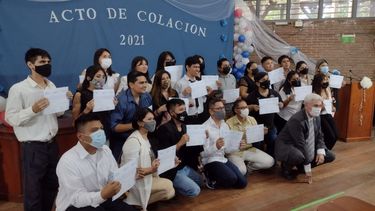 Egresados de la primera cohorte de la diplomatura.