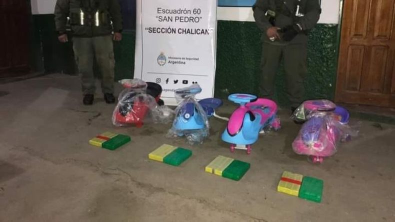 San Pedro: transportaba cocaína en andadores de bebés&nbsp;