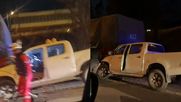 Una camioneta chocó con un camión en Ruta 9.