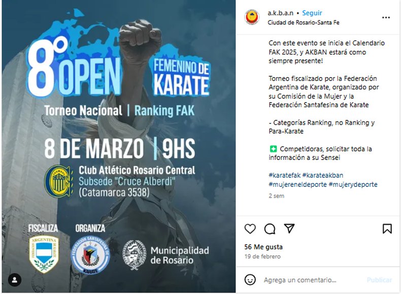 Open Femenino en Rosario este fin de semana
